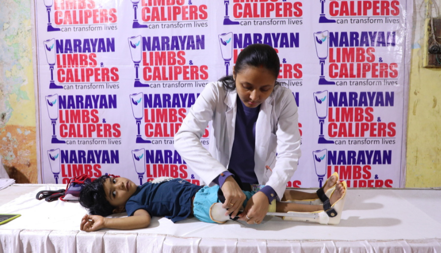 Narayan Seva Sansthan Australia provides free aids (limb, wheelchair) to the differently abled