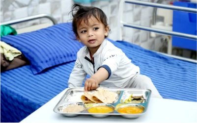 Nutritious Sweet Meal for Specially Abled and Poor Children